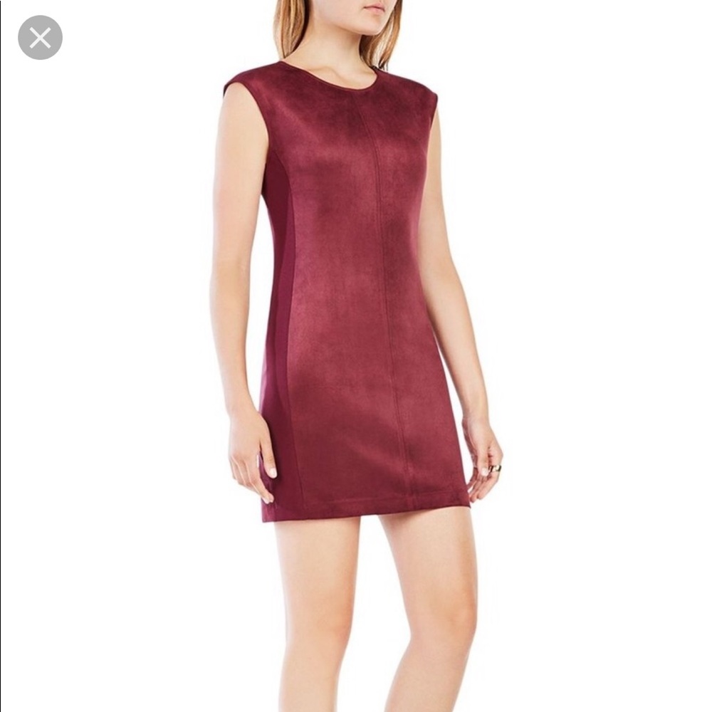 BCBGMaxAzria suede dress